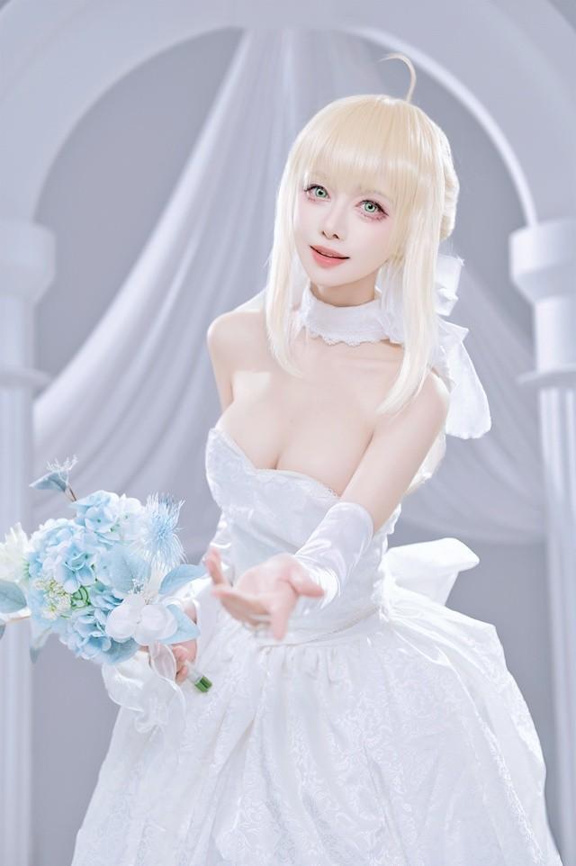 Shika小鹿鹿 NO.135 FGO-Saber花嫁[22P-284MB]