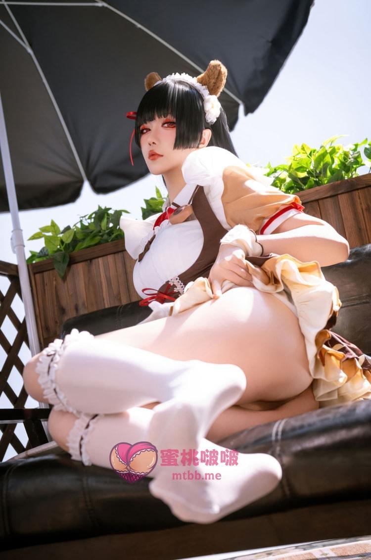 星之迟迟 2026年04月计划 鸣潮 千咲 联动咖啡 女仆-完美coser